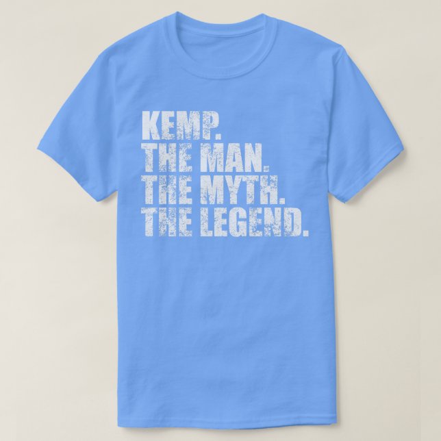 T-shirt KempKemp Nom de famille Kemp Nom de famille Kemp N (Design devant)