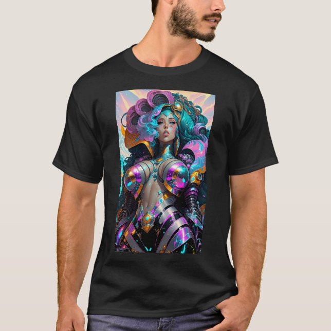 T-shirt Ken Gage Reine de l'Imaginaire Vapor-Rave (Devant)