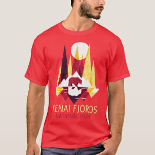 T-shirt Kenai Fjords National Park Alaska Backpacking Camp