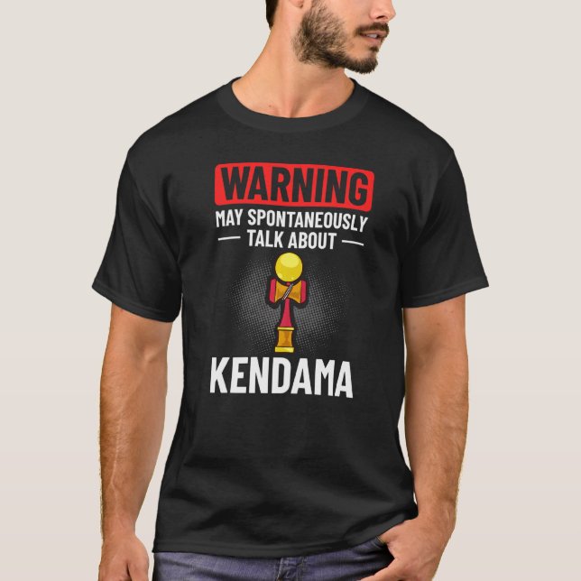 T-shirt Kendama Trick Japonais Jeu de balle Jouet Débutant (Devant)