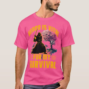 T-shirt Kendo est vital pour ma survie Japonaise Martial A