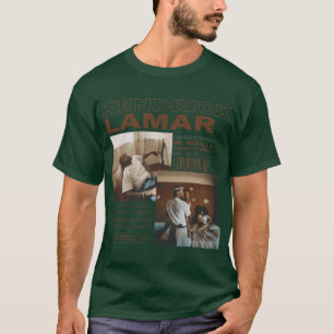 T-shirt Kendrick Lamar Vintage rétro