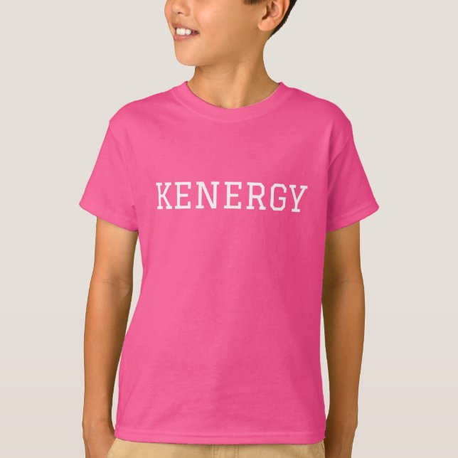 T-shirt KENERGY : Rêver grand, inspirer d'autres (Devant)