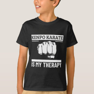 T-shirt Kenpo Karate Est Ma Thérapie Drôle Américain Kenpo