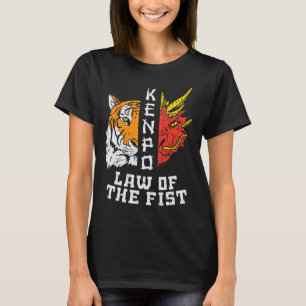 T-shirt Kenpo Loi Du Dragon De Tigre De Poing Kempo Karate