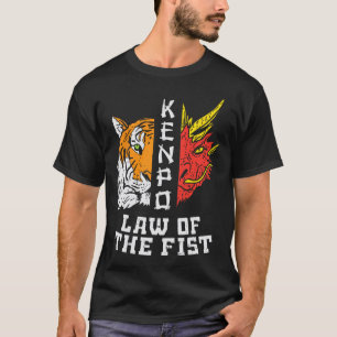 T-shirt Kenpo Loi Du Dragon De Tigre De Poing Kempo Karate