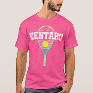 T-shirt Kentaro Nom Joueur De Tennis Garçons Ball Et Racke