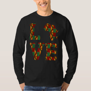 T-shirt Kente Cloth Dashiki Imprimer Carte africaine Triba