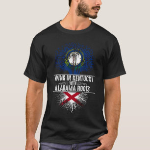 T-shirt Kentucky Accueil Alabama Racines État Arbre Drapea