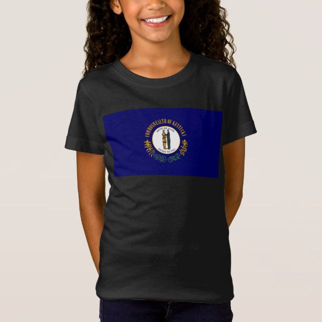 T-Shirt Kentucky : Drapeau d'État américain du Commonwealt (Devant)