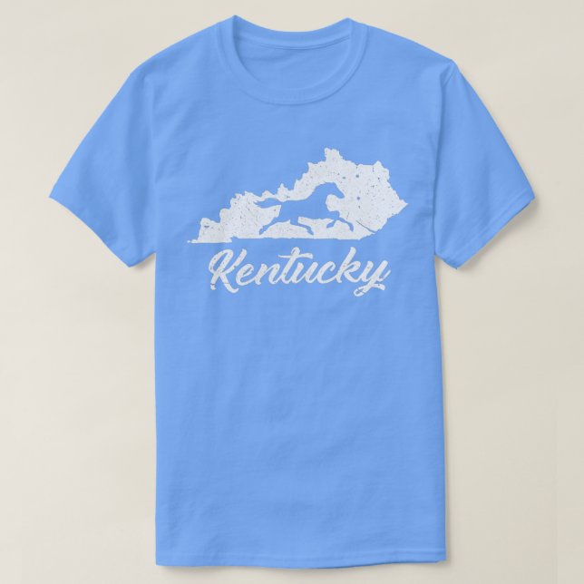 T-shirt Kentucky Horse Park I Carte State Horse Racing (Design devant)
