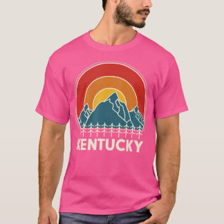 T-shirt Kentucky Souvenir Randonnées Montagnes coucher de