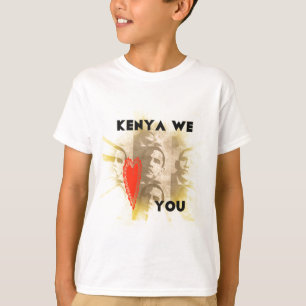 T-shirt Kenya We Lovely You Perspective Art Design