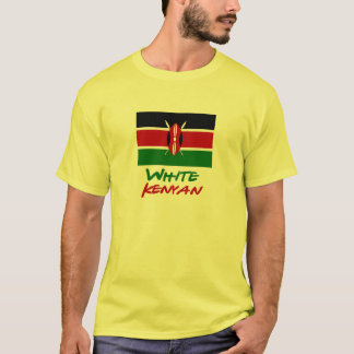 T-shirt Kenyan blanc
