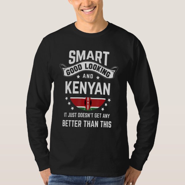 T-shirt Kenyan Flag Native Pride  Kenya Kenyan Roots (Devant)