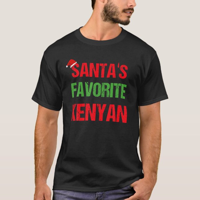 T-shirt Kenyan Funny Kenya Pajama cadeau de Noël (Devant)