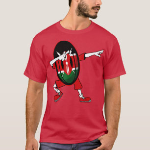 T-shirt Kényan Support Kit Joueurs Cadeaux Kenya Rugby Un