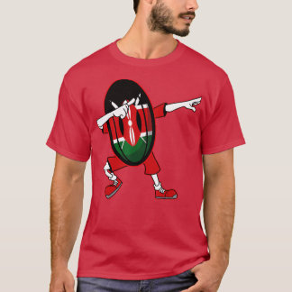 T-shirt Kényan Support Kit Joueurs Cadeaux Kenya Rugby Un