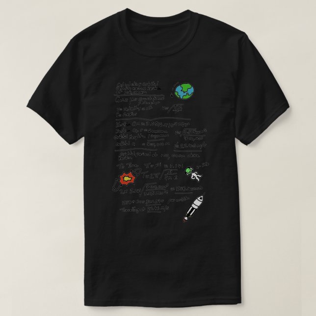 T-shirt Kerbal Orbit Science 1 (Design devant)