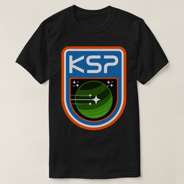 T-shirt Kerbal Programme spatial Badge Jool (Design devant)