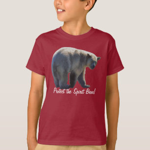 T-shirt Kermode Ours Vêtements de soutien de la faune