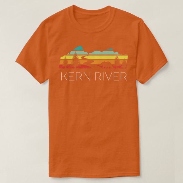 T-shirt Kern River California Sequoia Forest Kernville Ret (Design devant)