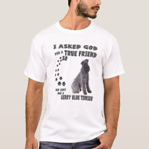 T-shirt Kerry Blue Terrier Quota de Maman Papa Art, Irish 