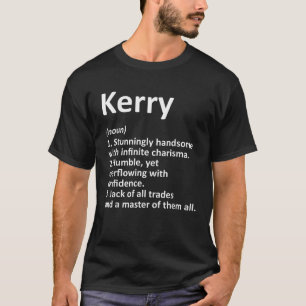 T-shirt KERRY Définition Nom personnalisé Amusant Annivers