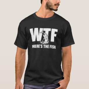 T-shirt Keskidi Où est le poisson humour de pêche drôle
