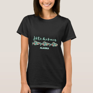 T-shirt Ketchikan Alaska Art Autochtone Capitale de la Pêc