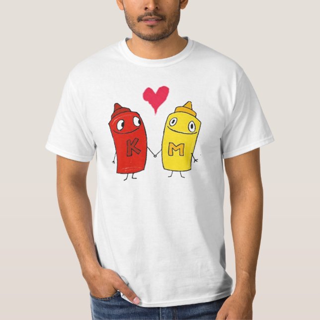 T-shirt Ketchup et moutarde (Devant)