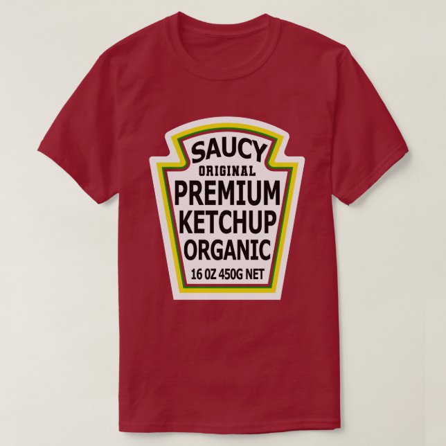T-shirt ketchup Hot Packet Halloween Taco costume (Design devant)