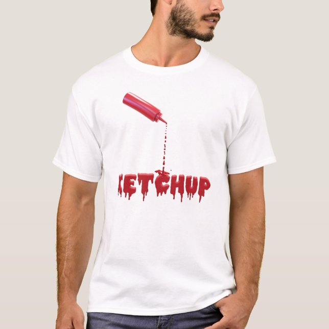 T-shirt Ketchup tomate rouge (Devant)