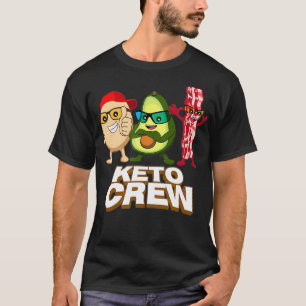 T-shirt Keto Diet Avocado Bacon Illustration de l'oeuf