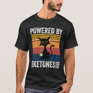 T-shirt Keto Diet Humour Powered By Ketones Funny Bulletpr