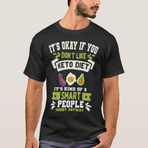 T-shirt Keto Diet Ketogène Low Carb Ketones Personnes inte
