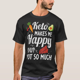 T-shirt Keto Diet Men Ketogénique Low Carb Health Women Ke