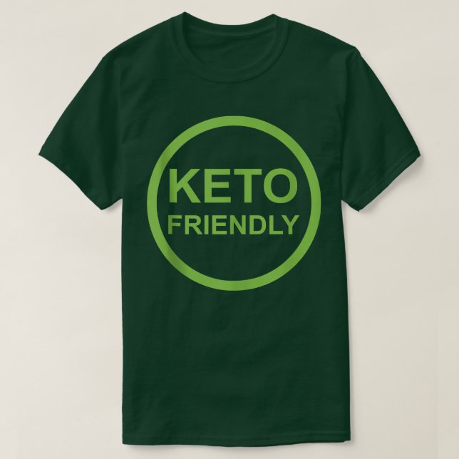 T-shirt Keto Friendly Low Carb Ketogène Lifestyestyestyle  (Design devant)