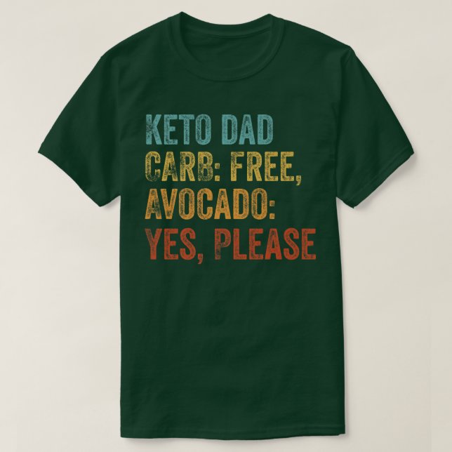 T-shirt Keto papa (Design devant)