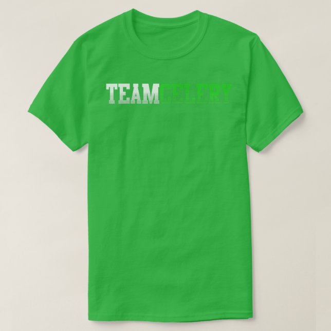 T-shirt Keto Team Celery Ketones Vegan Vegetarian Dieticia (Design devant)