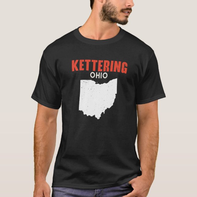 T-shirt KETTERING Ohio USA State America Travel Ohioan   (Devant)