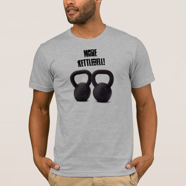 T-shirt kettlebell, plus de Kettlebell ! (Devant)