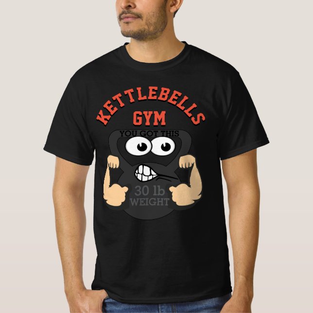 T-shirt Kettlebells Gym Workout (Devant)