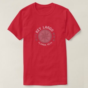 T-shirt Key Largo Florida Keys latitude maritime longitude