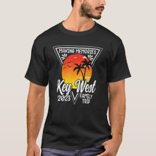 T-shirt Key West Beach Famille Vacation 2023 Voyage en fam