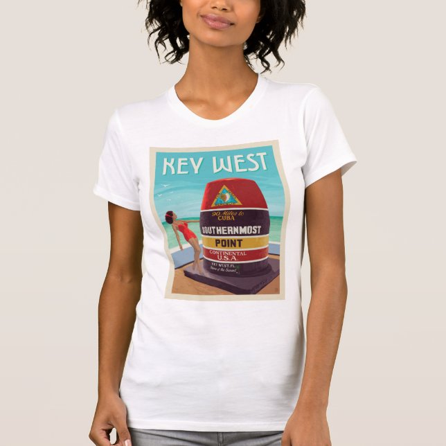 T-shirt Key West | Floride (Devant)