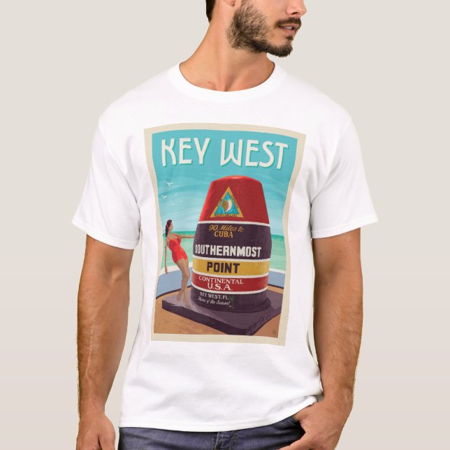 T-shirt Key West | Floride (Devant)