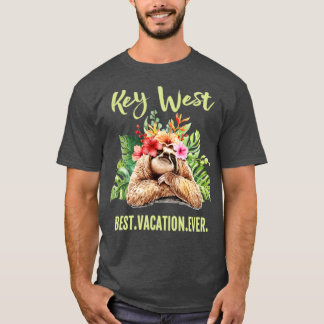 T-shirt Key West Meilleur Vacances Jamais Cadeau Souvenir