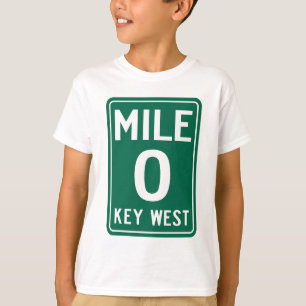 T-shirt Key West Mile 0, Floride États-Unis