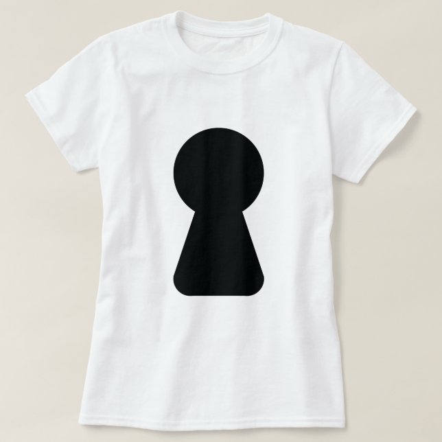 T-SHIRT KEYHOLE (Design devant)